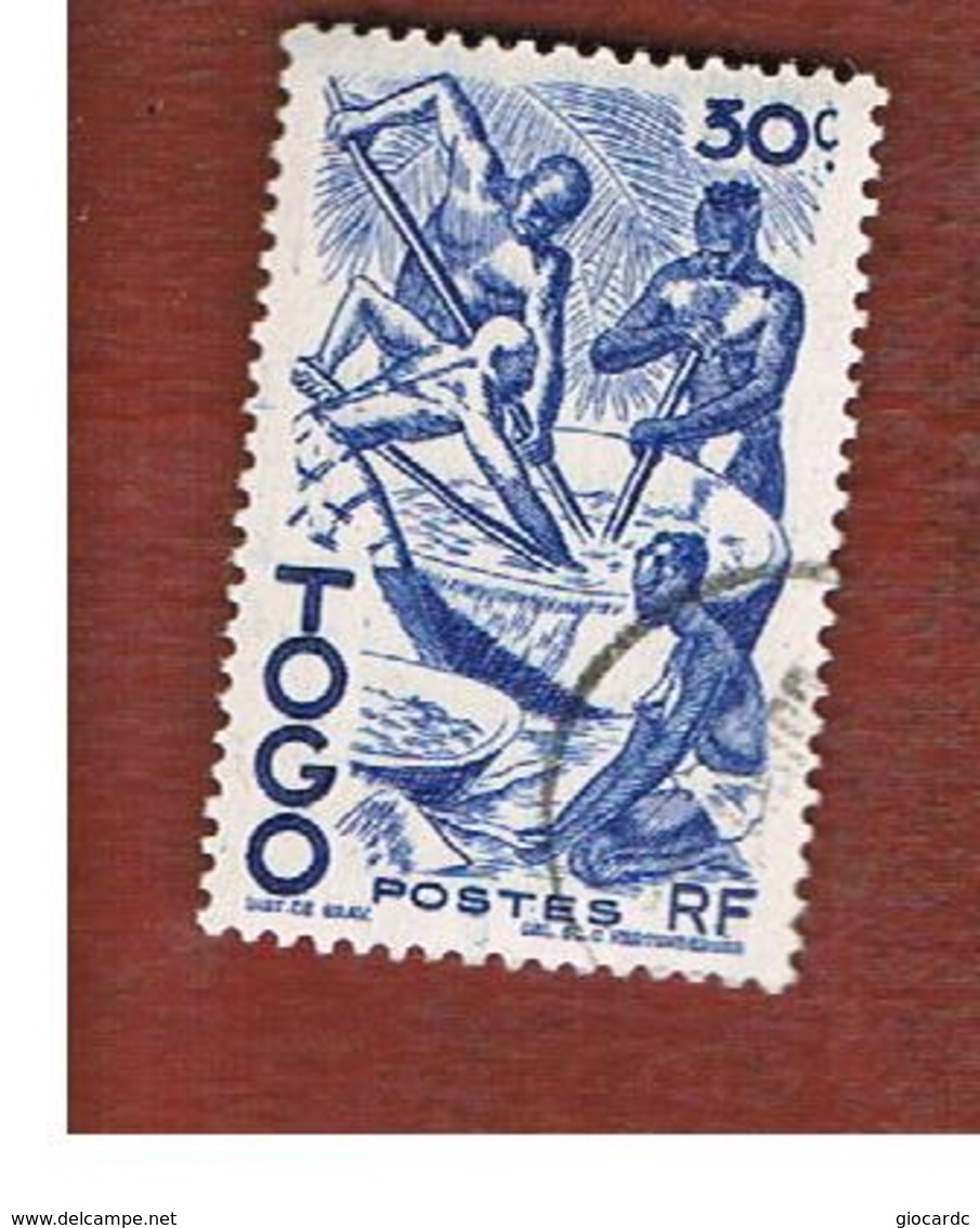 TOGO  - SG 164  -   1947  OIL PALM EXTRACTING      - USED ° - Used Stamps