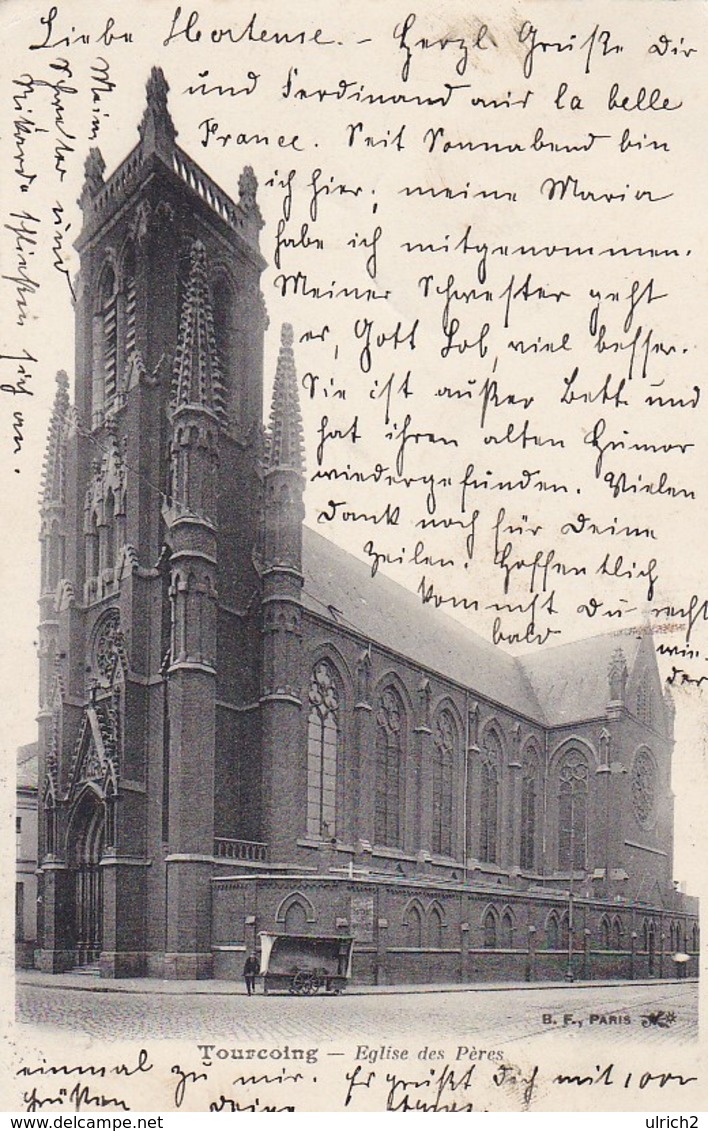 CPA Tourcoing - Eglise Des Pères - 1905 (43103) - Tourcoing