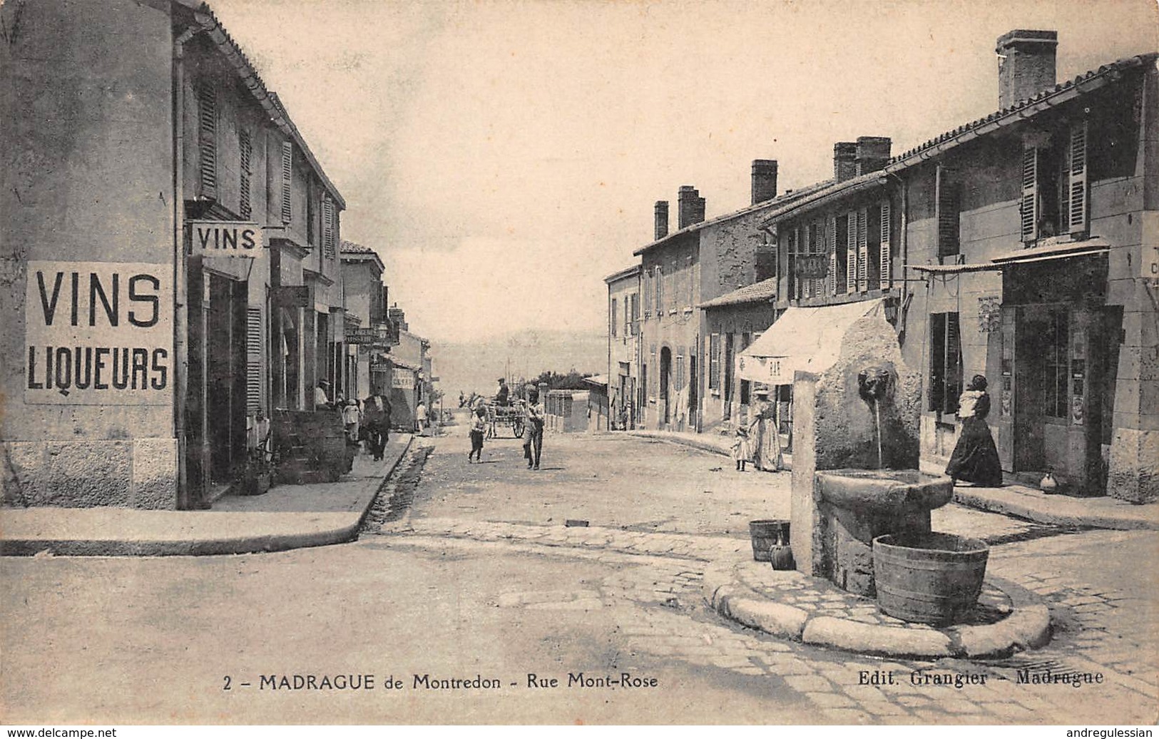 CPA MADRAGUE De Montredon - Rue Mont-Rose - Quatieri Sud, Mazarques, Bonneveine, Pointe Rouge, Calanques