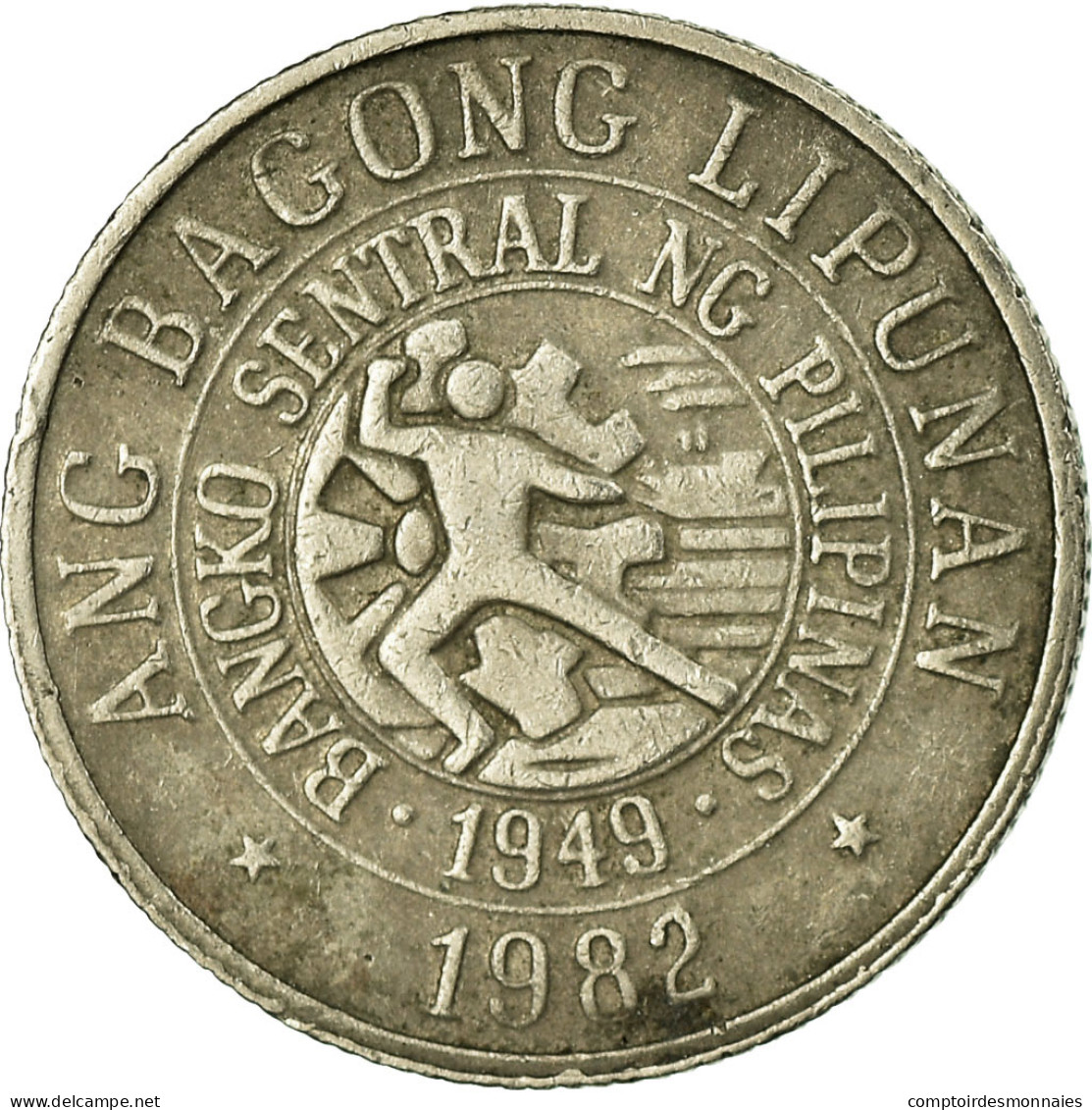 Monnaie, Philippines, 10 Sentimos, 1982, TB+, Copper-nickel, KM:226 - Philippines