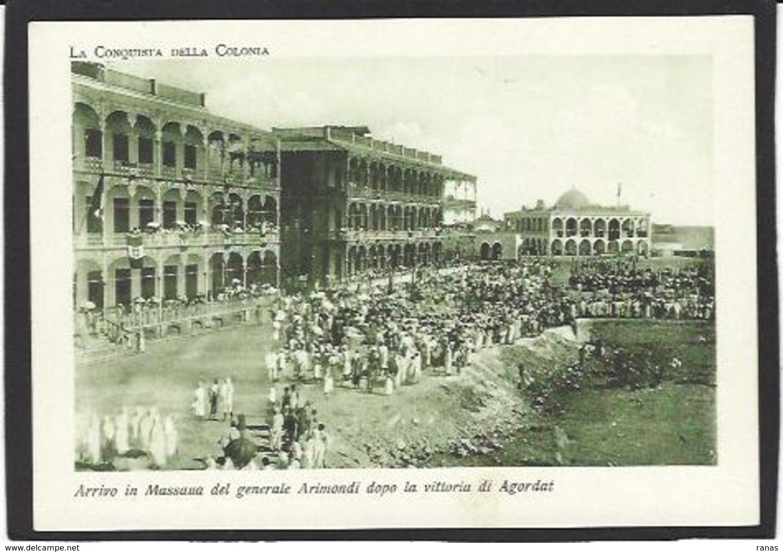 CPSM Erythrée Ethiopie Somalie Conquête Italienne Italie 1935 1936 Non Circulé - Erythrée