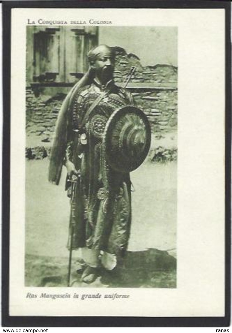 CPSM Erythrée Ethiopie Somalie Conquête Italienne Italie 1935 1936 Non Circulé Mussolini - Eritrea