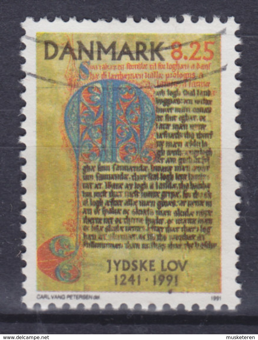 Denmark 1991 Mi. 1002     8.25 Kr Jütländische Gesetzessammlung "Jydske Lov" Handschrift (um 1280) - Gebraucht