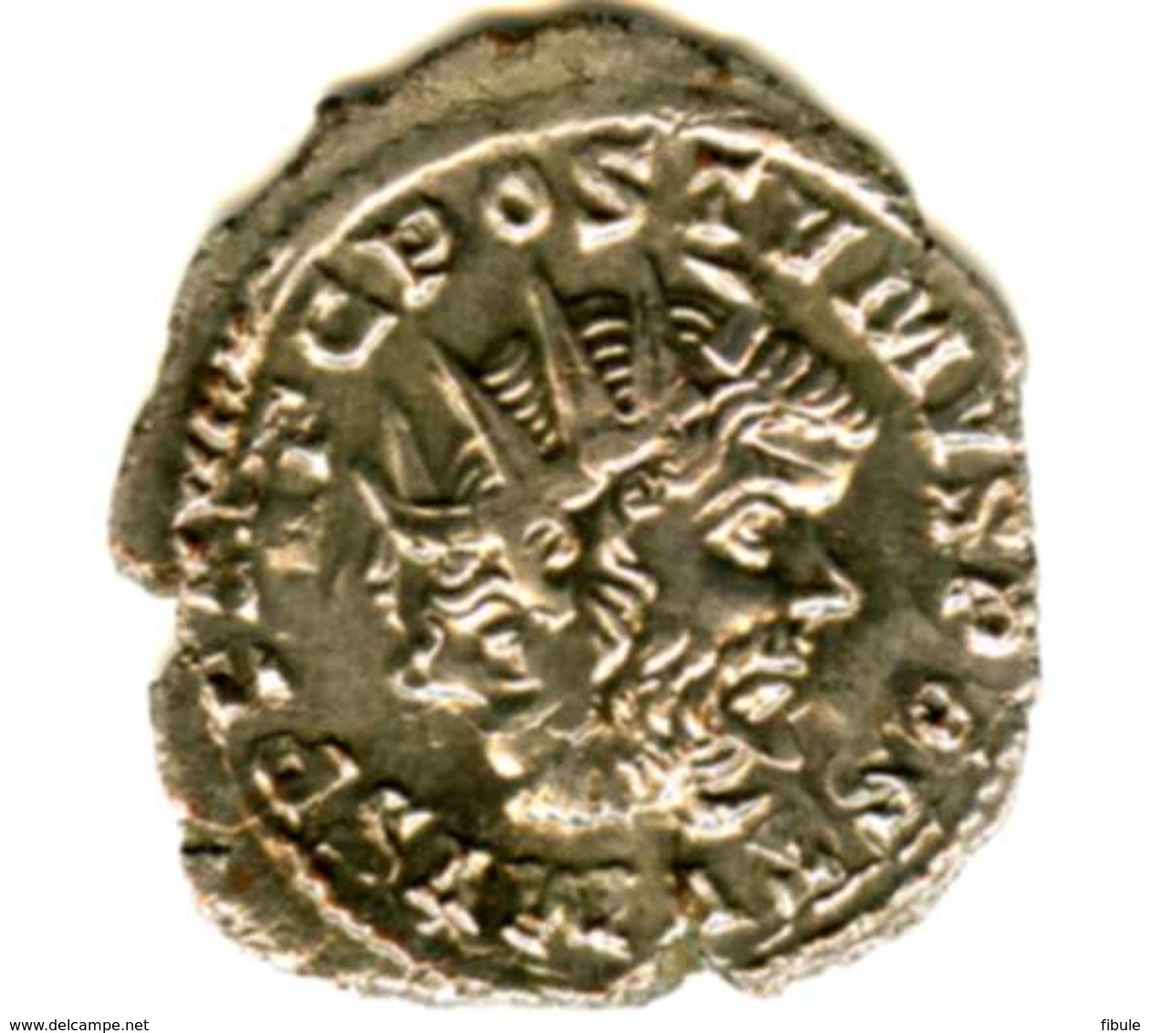 Monnaie Romaine De POSTUME 259-268 Anomalie De Frappe 2 Fois POSTVME - L'Anarchie Militaire (235 à 284)