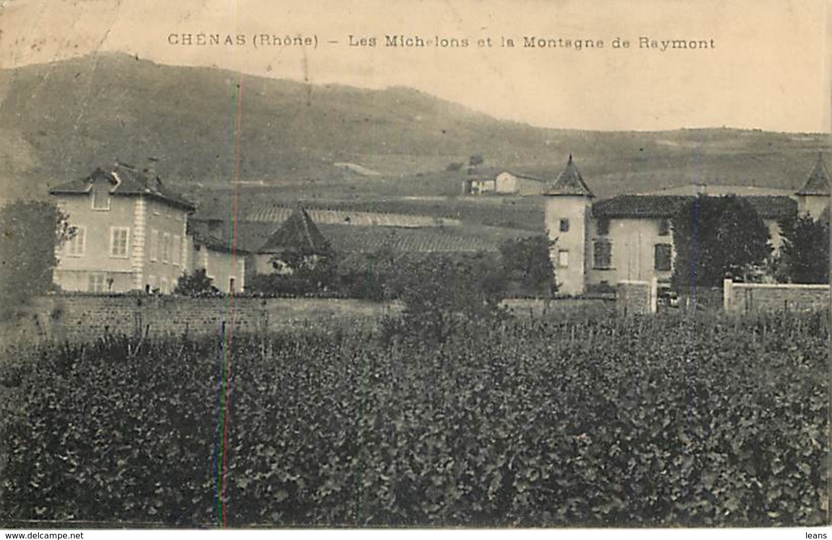 CHENAS - Les Michelons Et La Montagne De Raymont - En état - Chenas