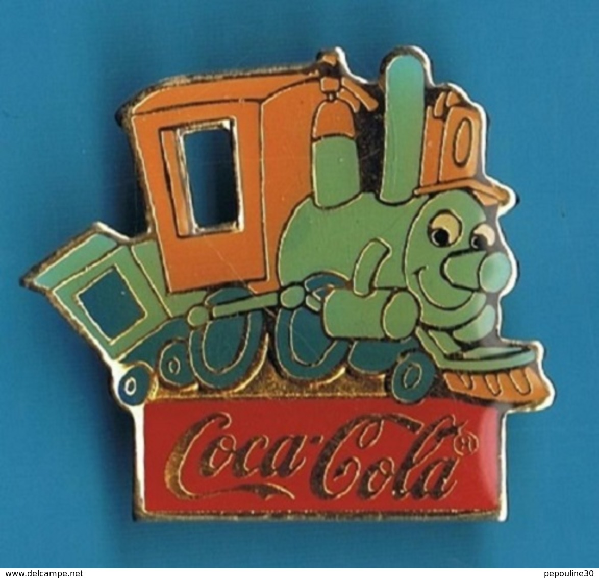 PIN'S //  ** CASEY JR / COCA-COLA® ** . (©DISNEY) - Coca-Cola