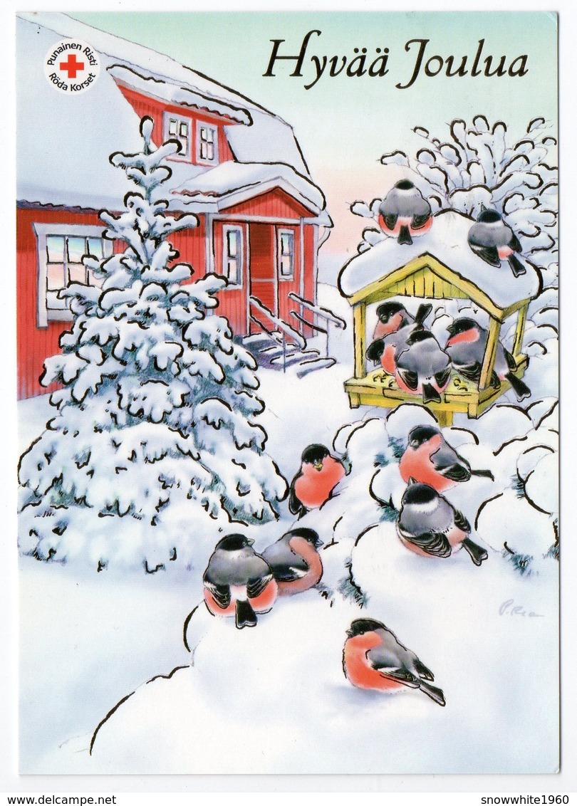 Postal Stationery RED CROSS - FINLAND - Postage Paid - 2006 - CHRISTMAS - BIRDS / BULLFINCHES - Postwaardestukken