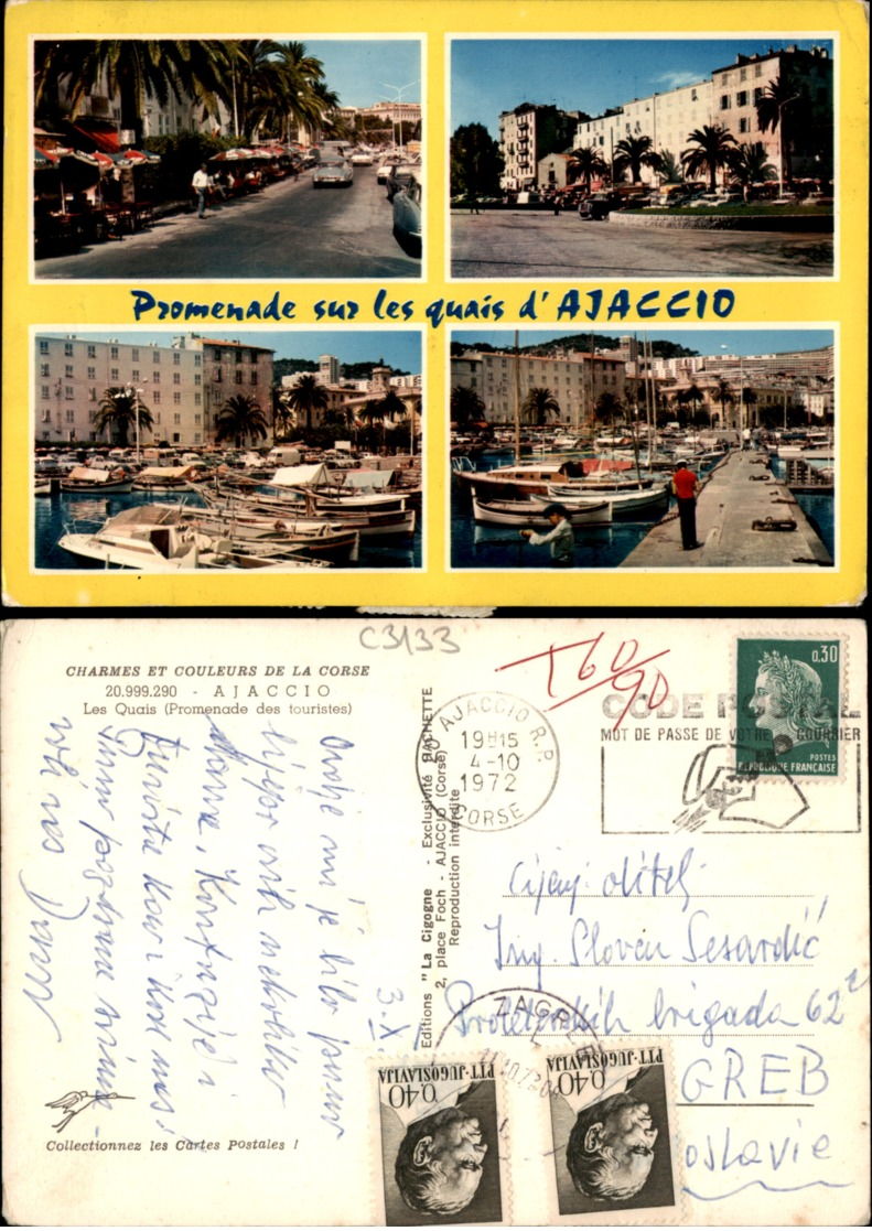 AJACCIO,FRANCE POSTCARD - Sonstige & Ohne Zuordnung