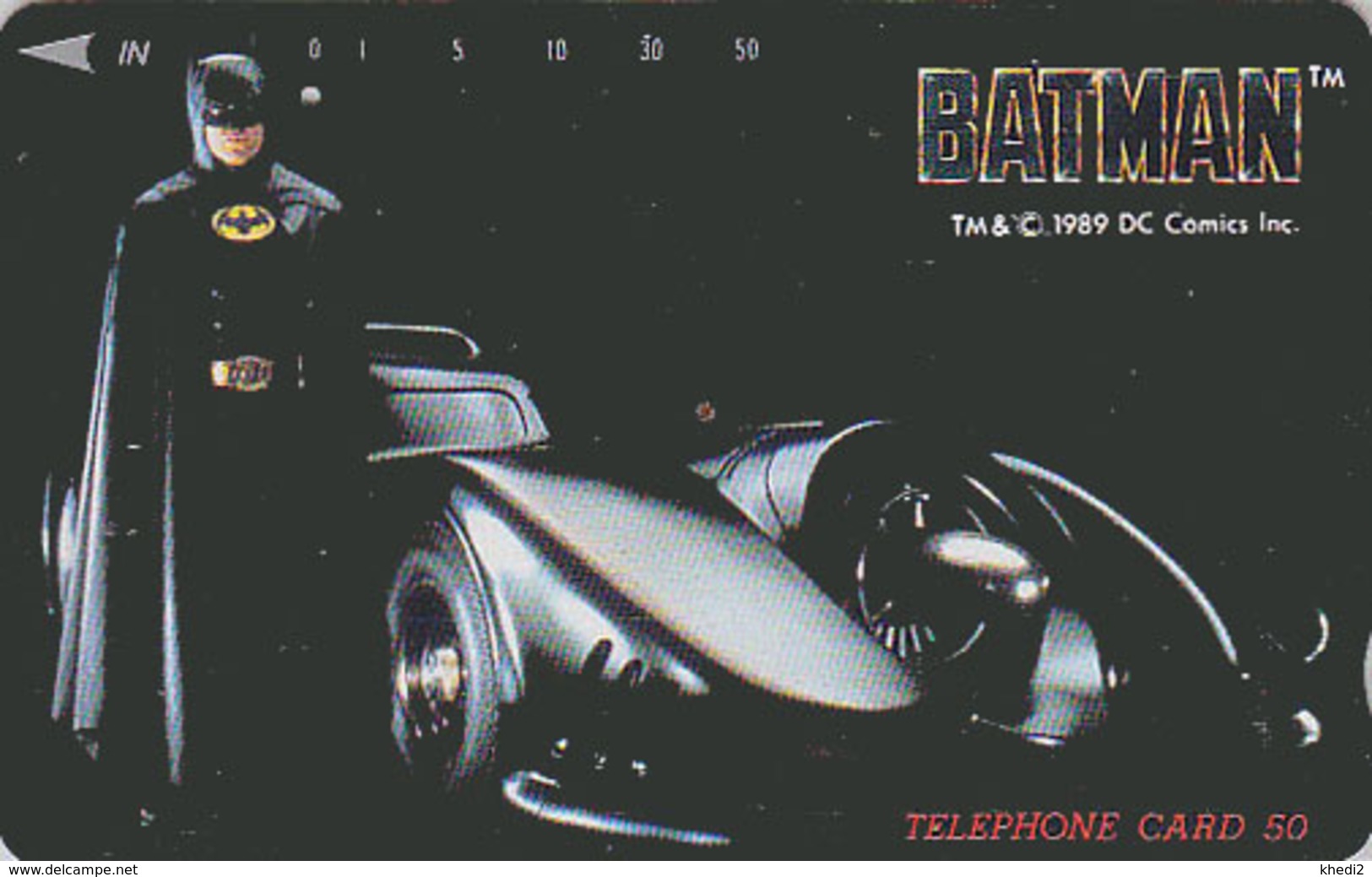 Télécarte Japon / 110-74011 - CINEMA - BATMAN & Voiture BATMOBILE Car ** ONE PUNCH ** - MOVIE Japan Phonecard - 11582 - Cinema