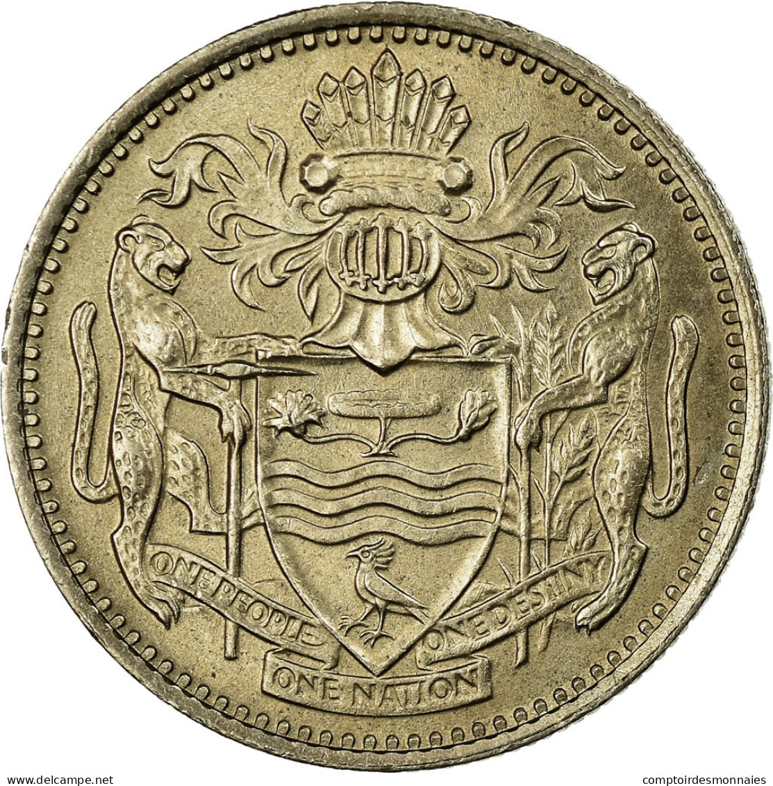 Monnaie, Guyana, 10 Cents, 1967, TTB, Copper-nickel, KM:33 - Guyana