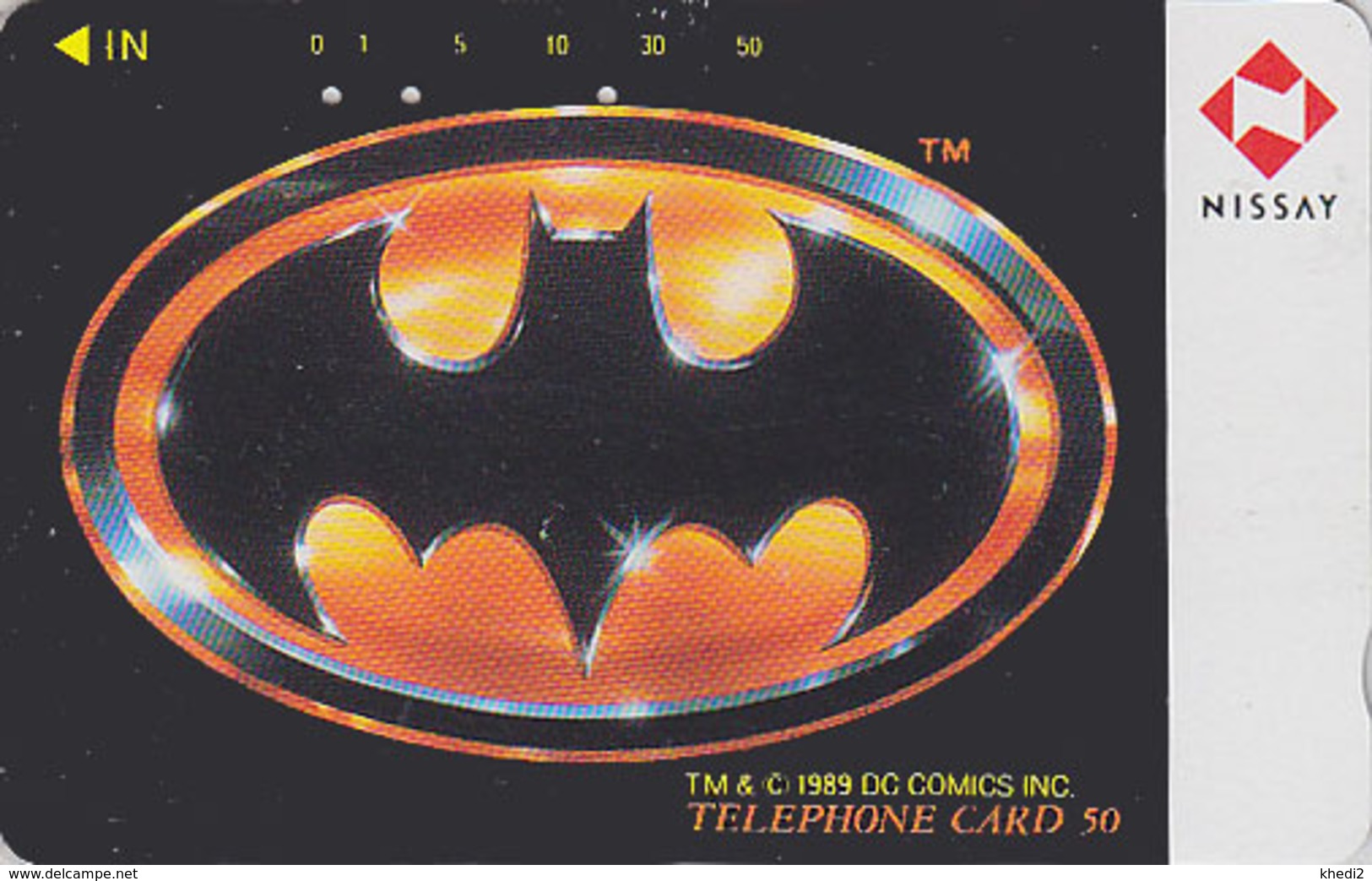 Télécarte JAPON / 110-75677 - CINEMA - BATMAN ** NISSAY ** - MOVIE JAPAN Free Phonecard - Kino TK Assu - 11584 - Kino