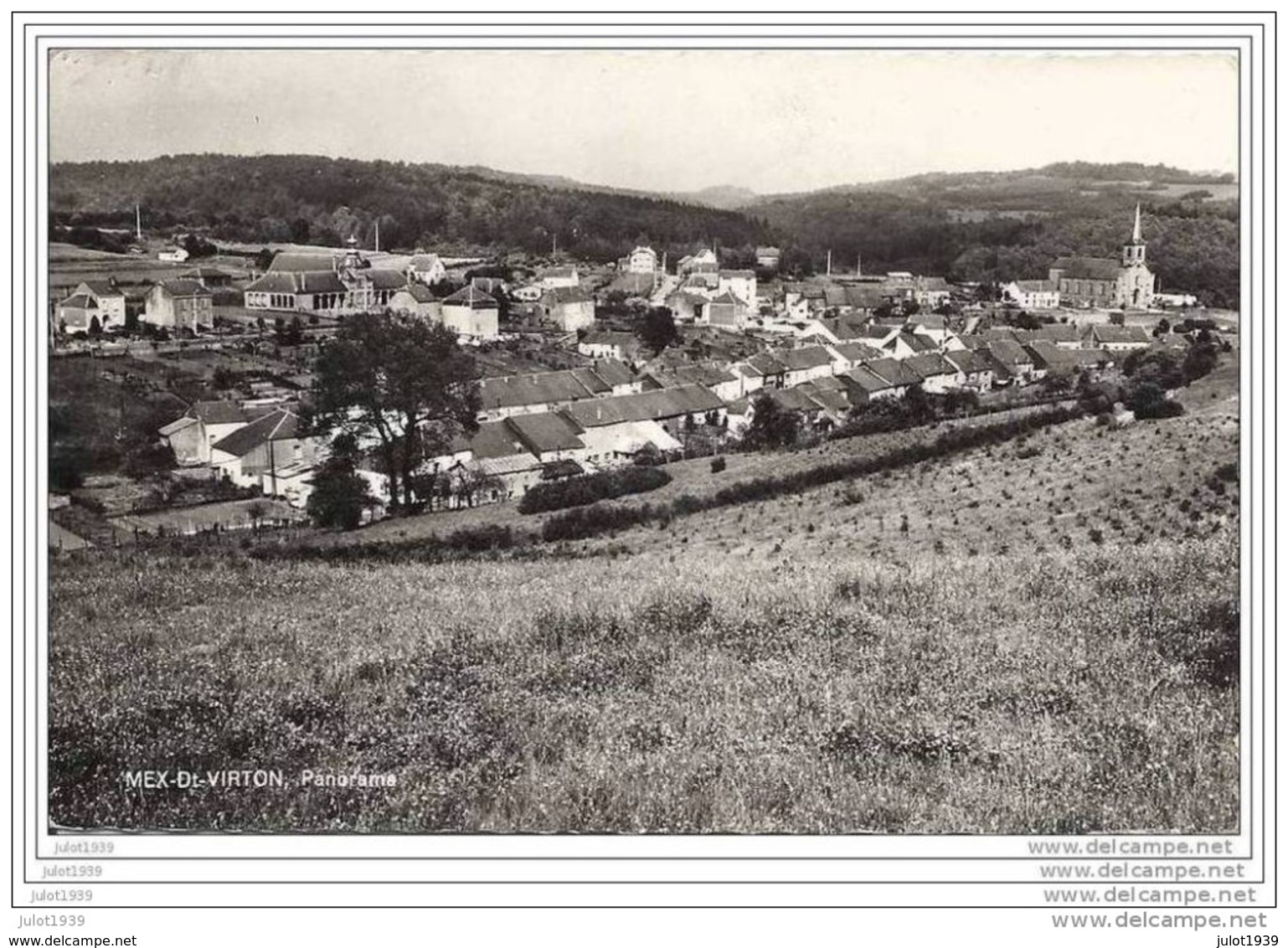 MEIX - DEVANT - VIRTON ..-- Panorama . 1930 Vers FRASNES - LEZ - GOSSELIES ( Mr Mme Léon Cardona Et Flora ) . Verso . - Meix-devant-Virton