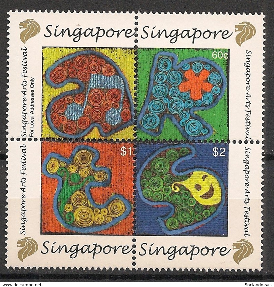 Singapore - 2001 - N°Yv. 997 à 1000 - Art Festival - Neuf Luxe ** / MNH / Postfrisch - Singapore (1959-...)