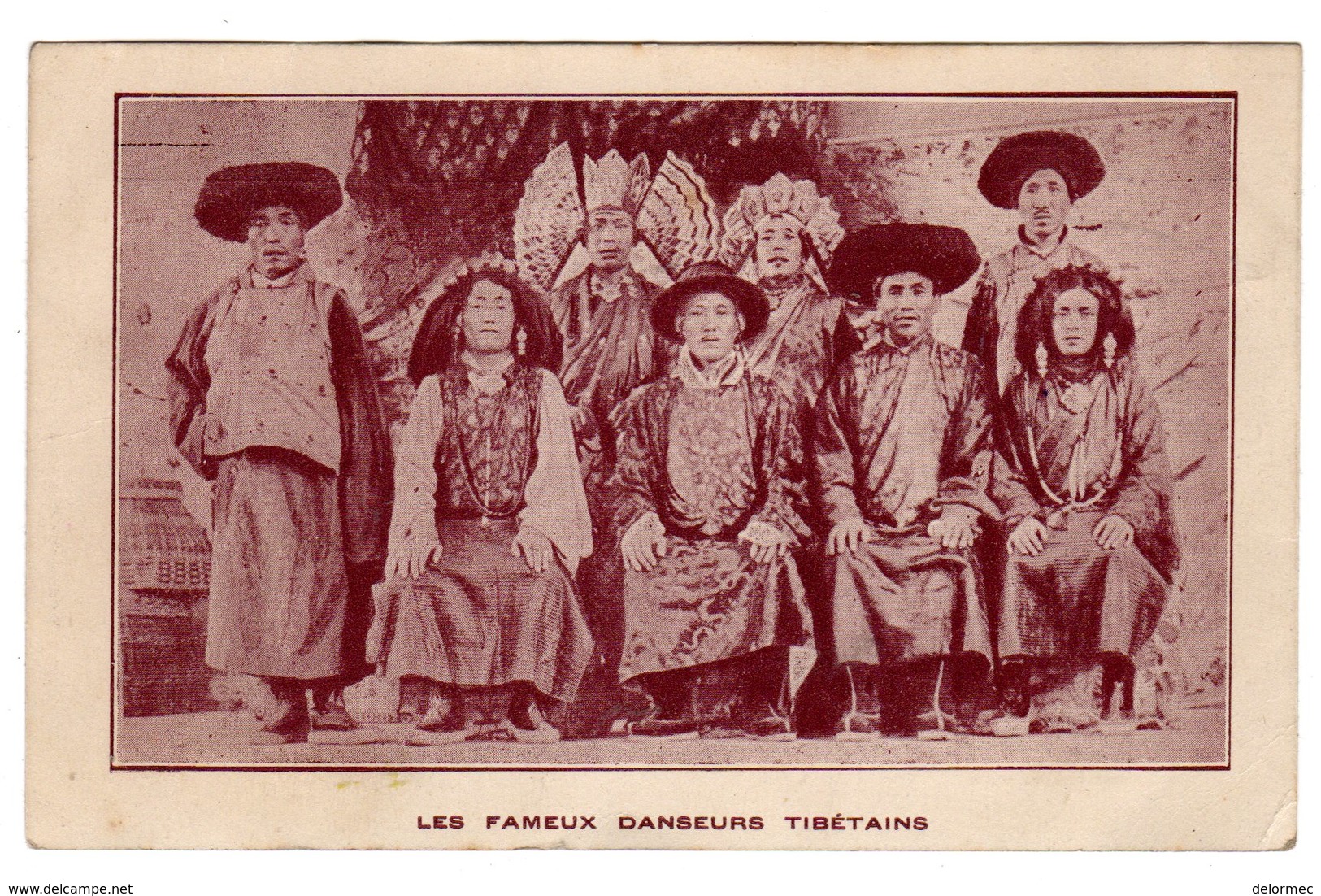 CPSM Les Fameux Danseurs Tibétain TibetTibettan Dancers Exposition Arts Décoratifs Paris 1925 éditeur Bhumgara - Tibet