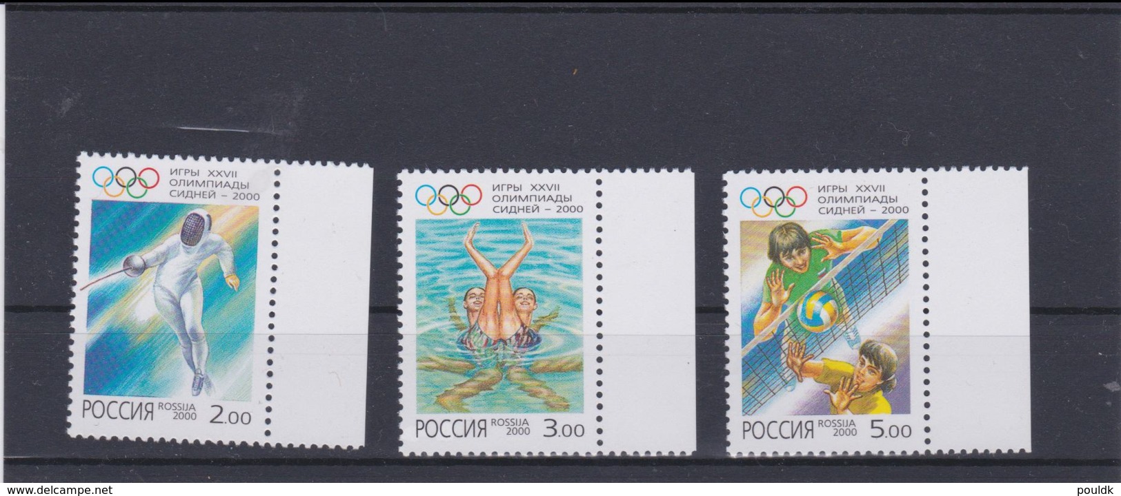 Russia 2000 Sydney Olympic Games 3 Vals. MNH/** (H58) - Verano 2000: Sydney