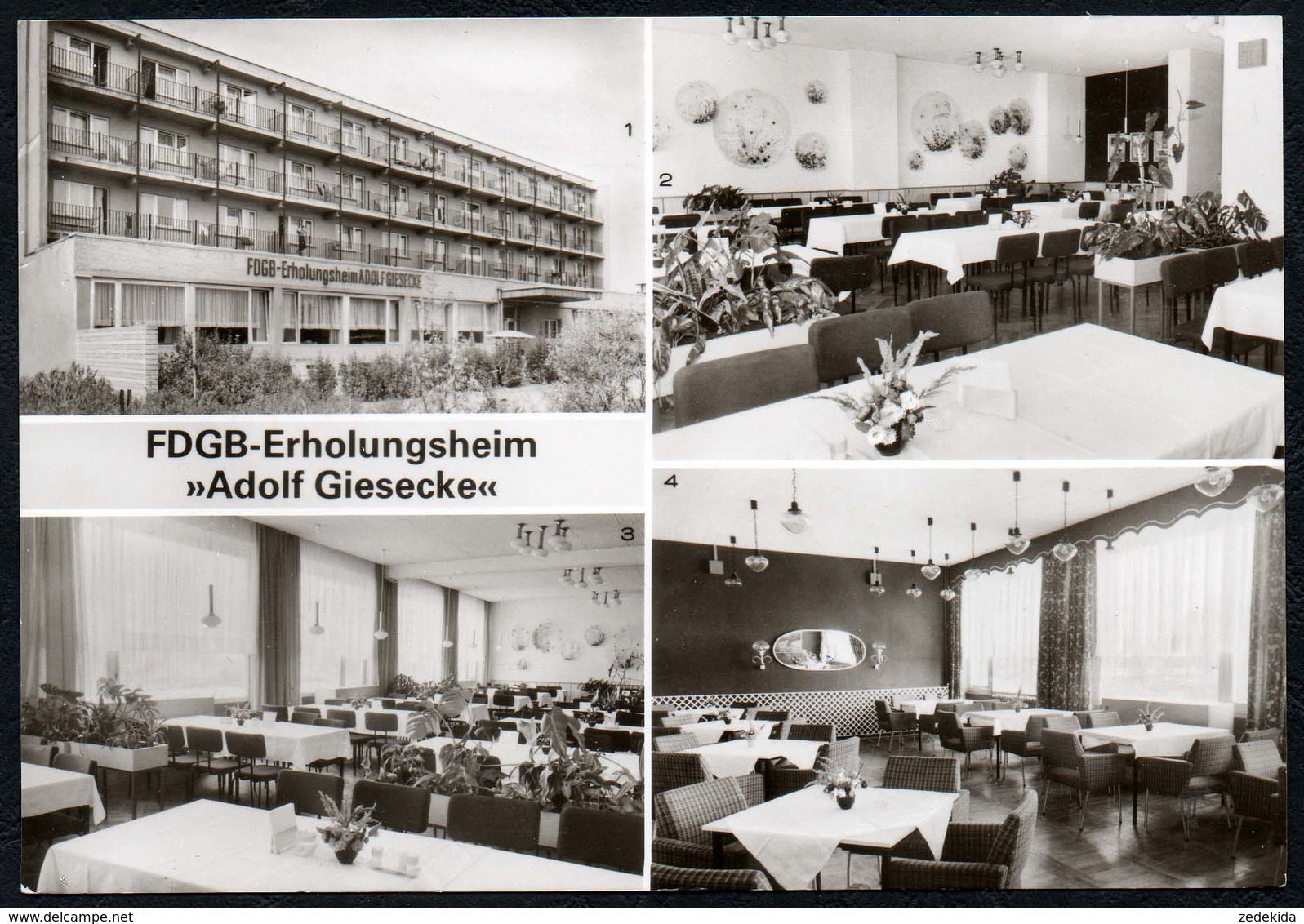 C7365 - TOP Flecken Zechlin - FDGB Ferienobjekt Erholungsheim Adolf Giesecke - Verlag Bild Und Heimat Reichenbach - Zechlin