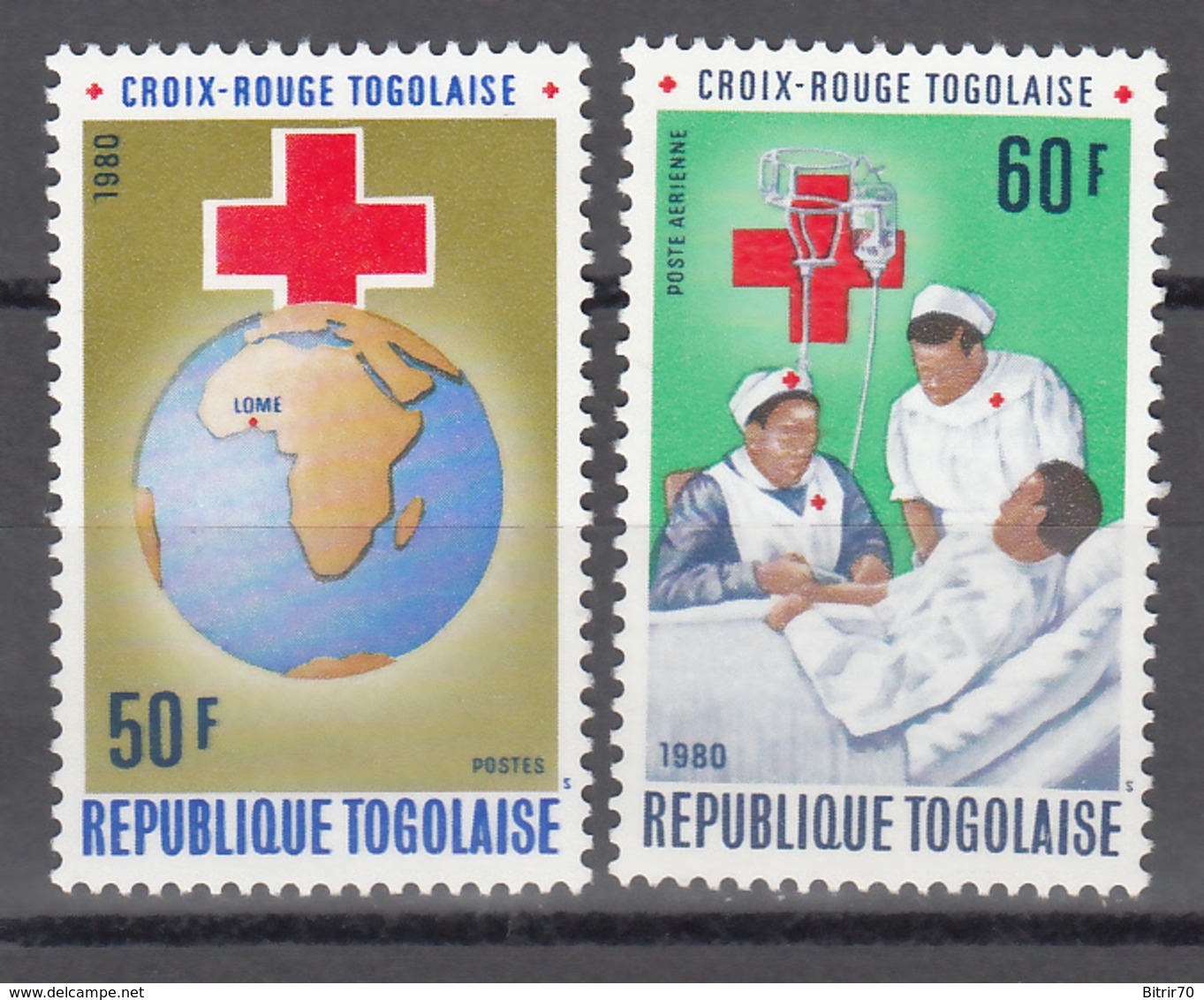 1979  Yvert Nº 985, A-422  MNH, Cruz Roja Togolesa. - Togo (1960-...)