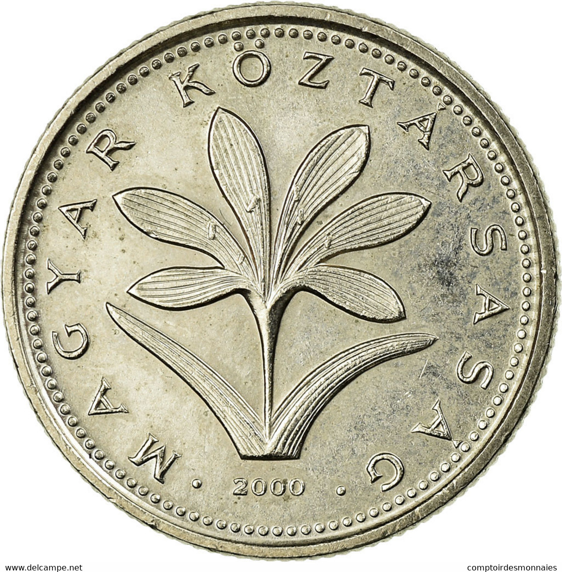 Monnaie, Hongrie, 2 Forint, 2000, Budapest, TTB, Copper-nickel, KM:693 - Hongrie