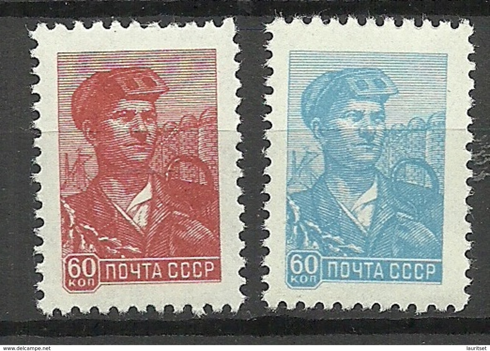 RUSSIA Russland 1959/1960 Michel 2231 & 2362 MNH Werktätige - Ongebruikt