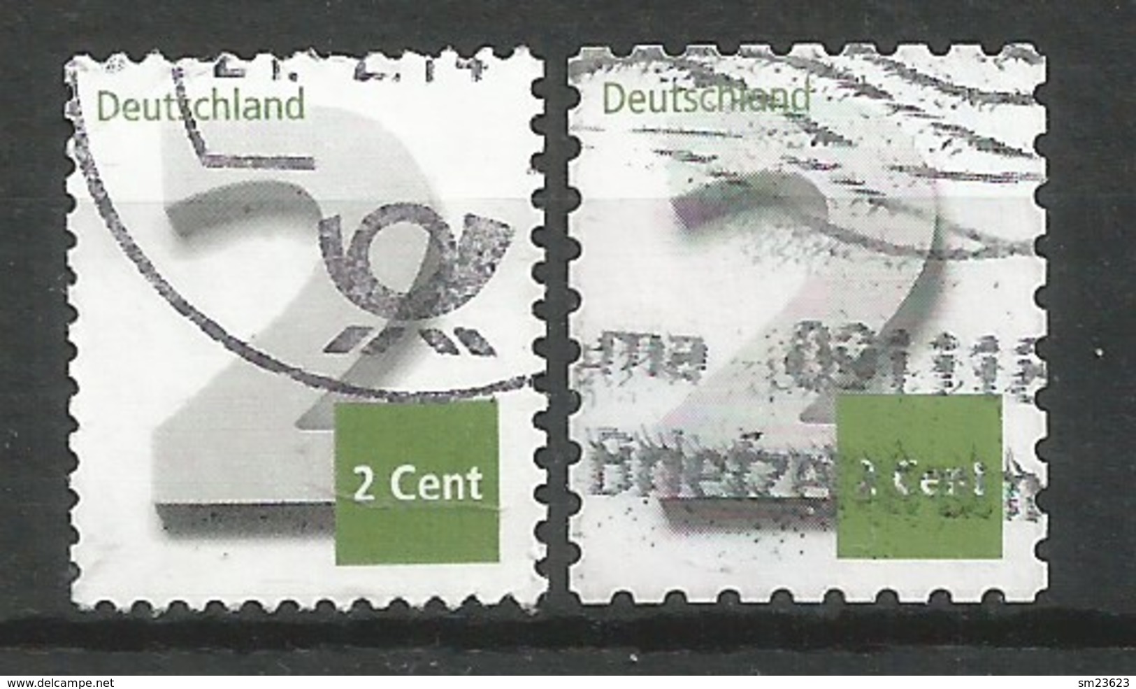 BRD 2013  Mi.Nr. 3042 + 3045 , Freimarken - Ziffernzeichung - Gestempelt / Fine Used / (o) - Gebraucht