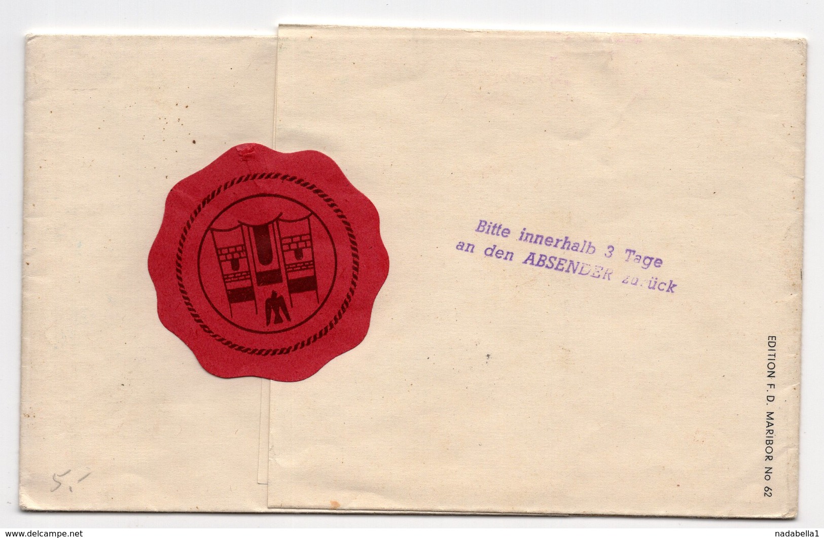 22.09.1963. YUGOSLAVIA, SLOVENIA, MARIBOR, KLAGENFURT, SPECIAL COVER, 100 YEARS OF MARIBOR-KLAGENFURT RAILTRACK - Covers & Documents