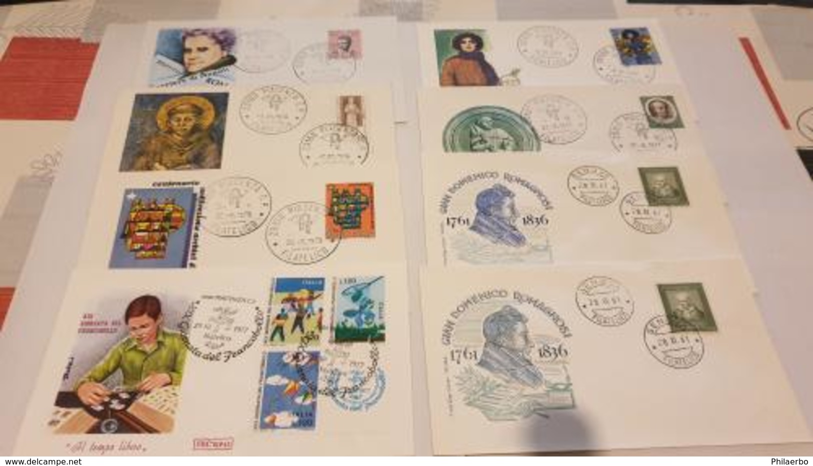 LOT ENV.  ITALIE  FDC - Collections (sans Albums)