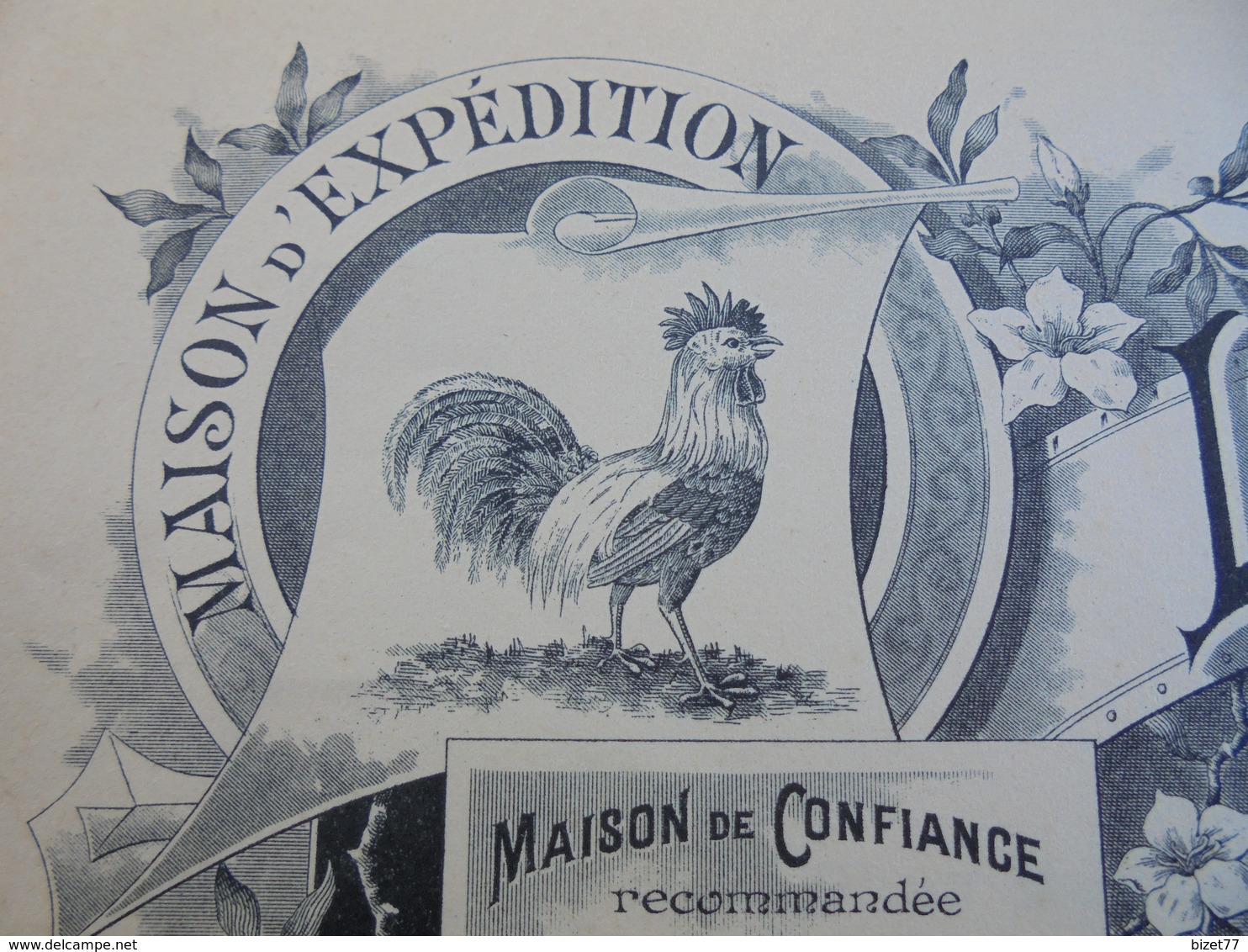 LE COQ  - SAINT JAMES, MANCHE, 190. - FACTURETTE VIERGE - BEURRE, OEUFS, VOLAILLES, LOUIS LEFEVRE - ILLUSTREE - Other & Unclassified