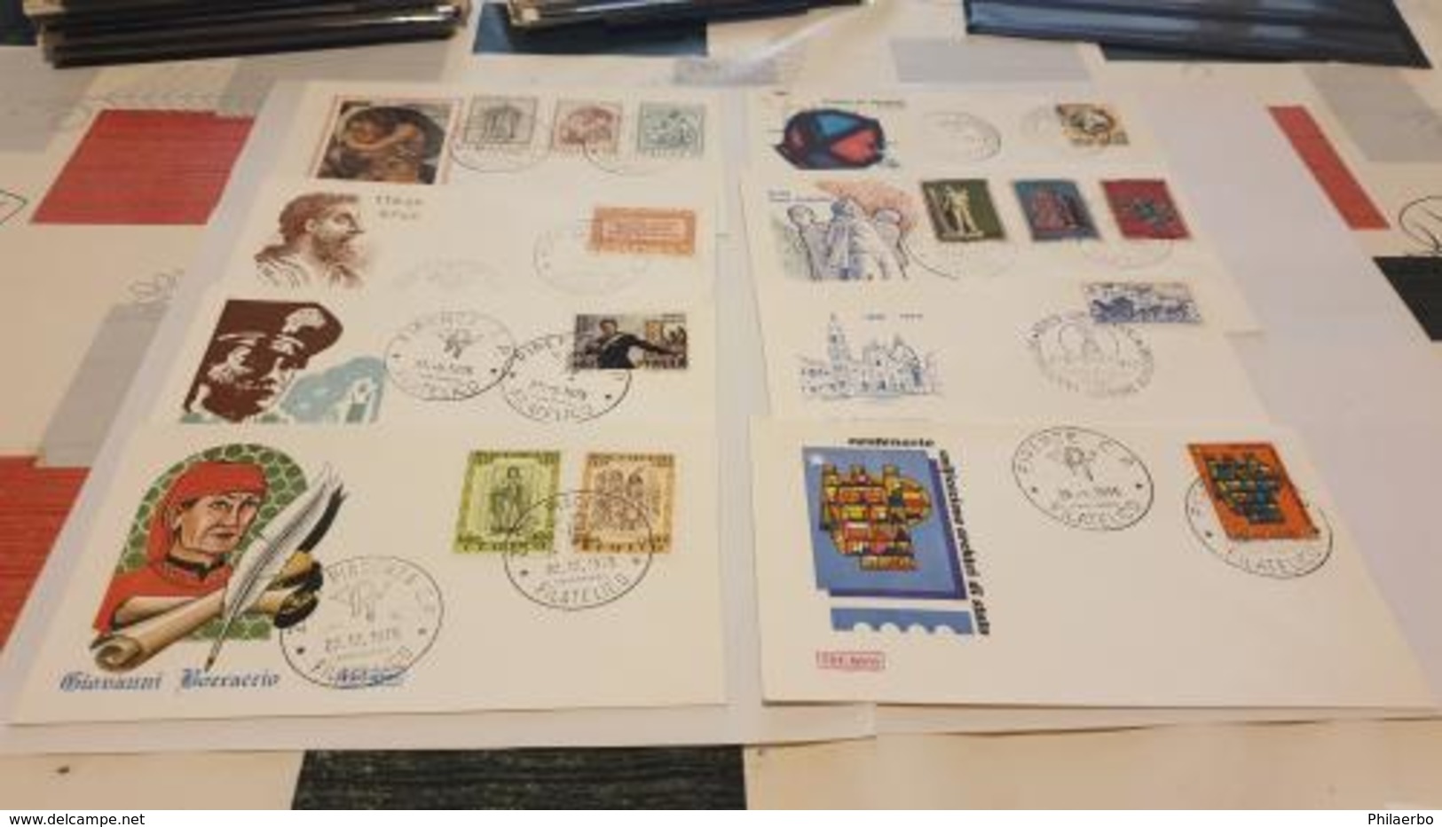 LOT ENV.  ITALIE  FDC - Collections (sans Albums)