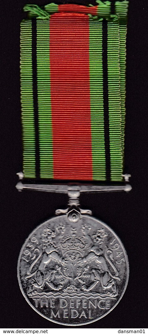 The Defense Medal Unnamed Original - Grande-Bretagne