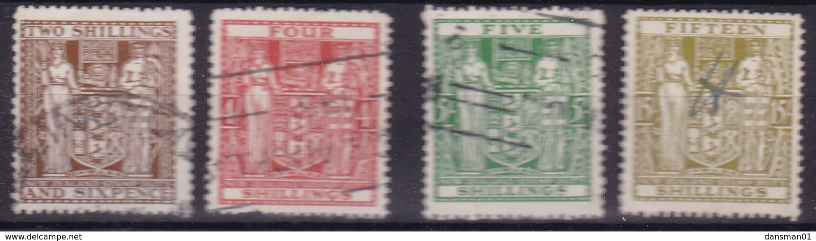New Zealand Fiscals - Postal Fiscal Stamps