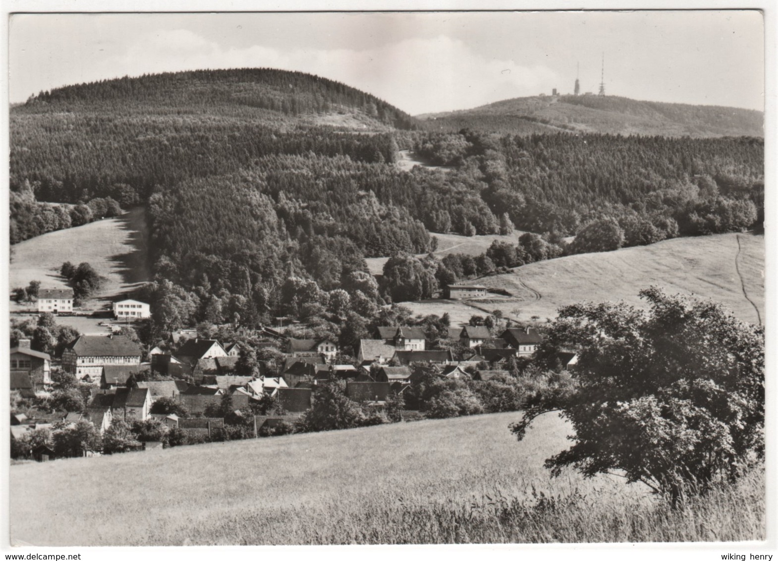 Waltershausen Fischbach - S/w Am Fuße Des Inselsberges - Waltershausen