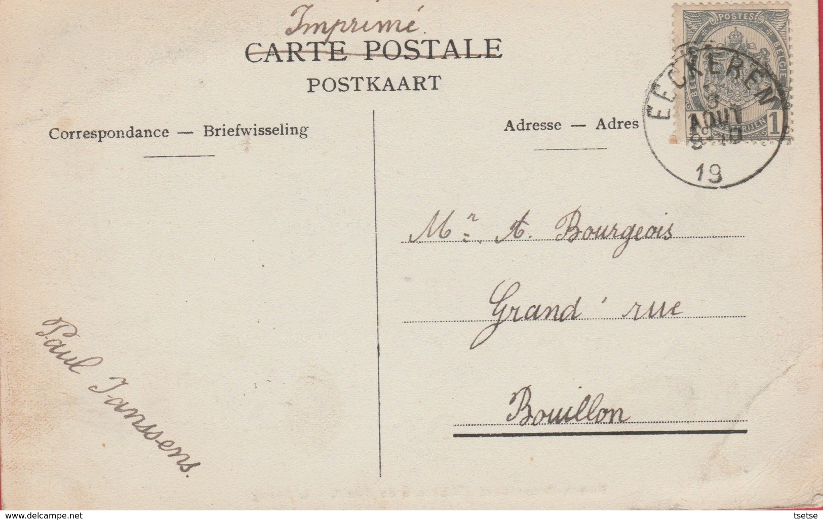 Donck-Brasschaet  - Château - L'Etang - 190? ( Verso Zien ) - Brasschaat