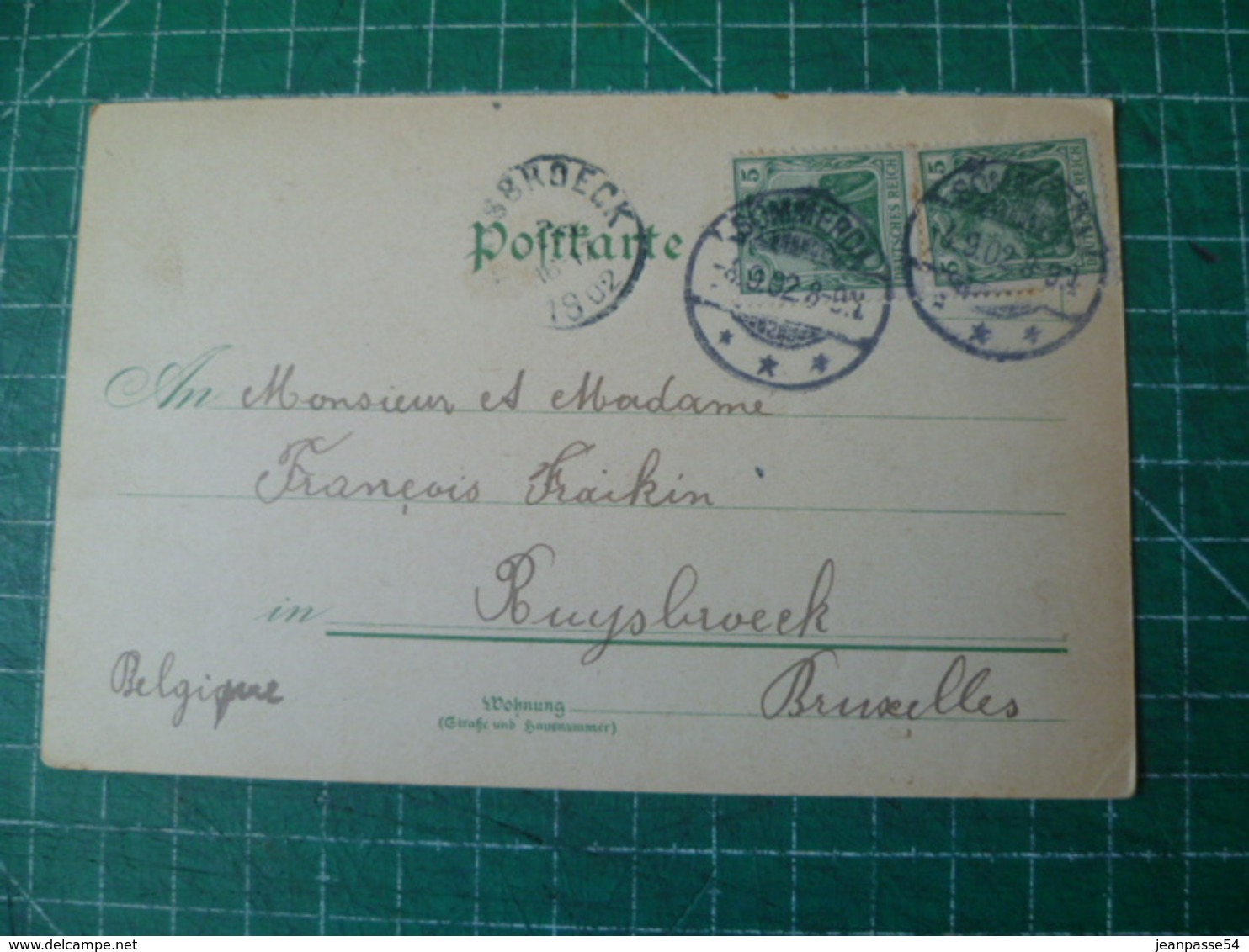 Gruss Aus Sömmerda. Cachet Poste De 1902 - Soemmerda