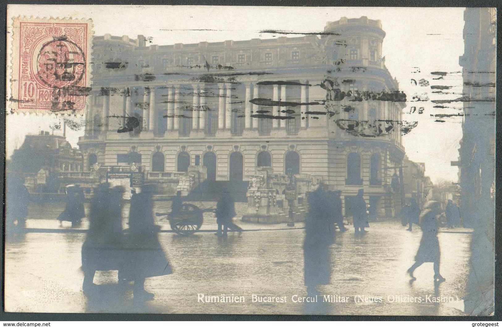 PPC (Rumanien Bucaresti Cercul Militar (Kasino))  From 30 Avril 1920 To Jambes (Belgium) - 14538 - Brieven En Documenten