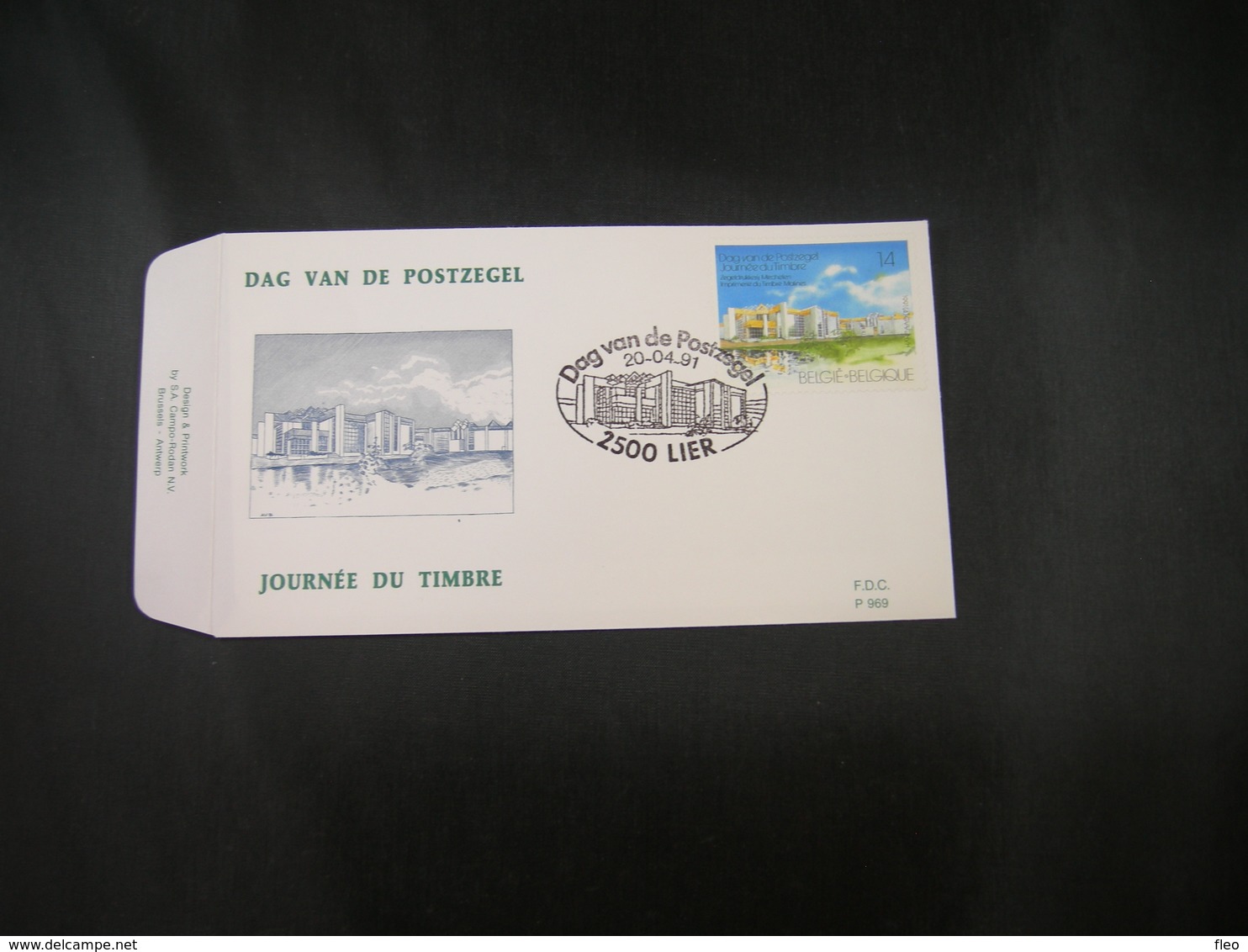 BELG.1991 2404 FDC (Lier) : " Journée Du Timbre 1991 Dag V/d Postzegel " - 1991-2000