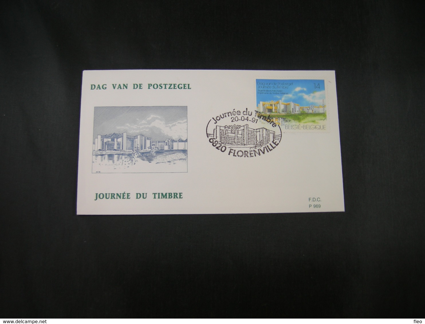 BELG.1991 2404 FDC (Florenville) : " Journée Du Timbre 1991 Dag V/d Postzegel " - 1991-2000