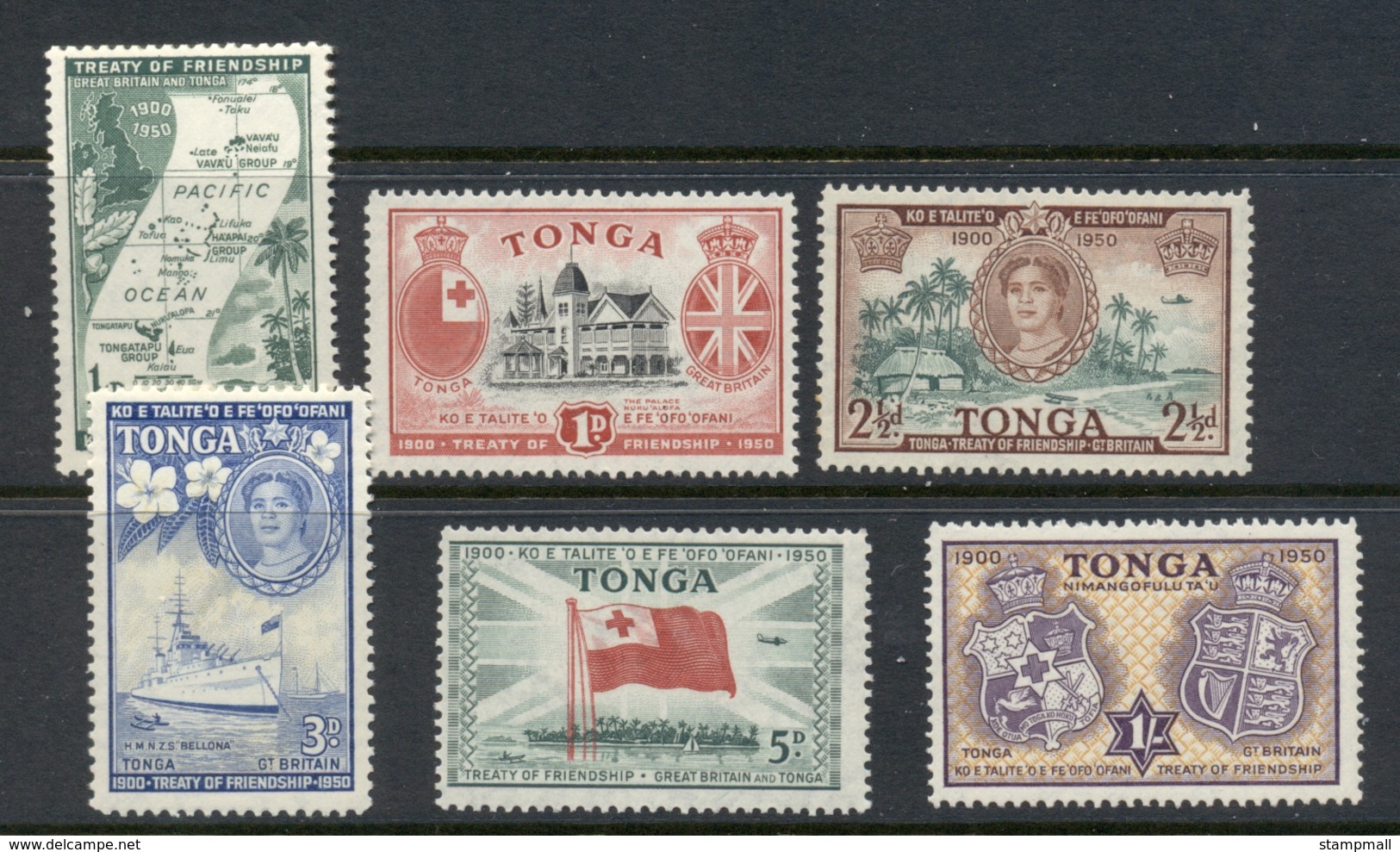 Tonga 1951 Tonga & GB Friendship MUH - Tonga (1970-...)