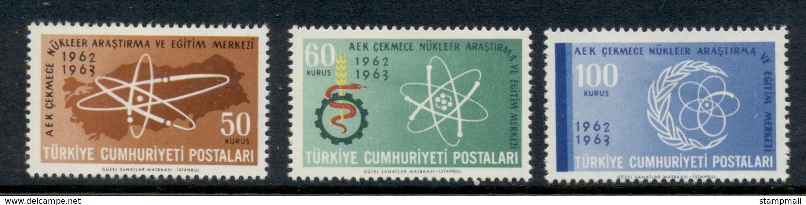 Turkey 1963 Nuclear Research Centre MLH - Unused Stamps