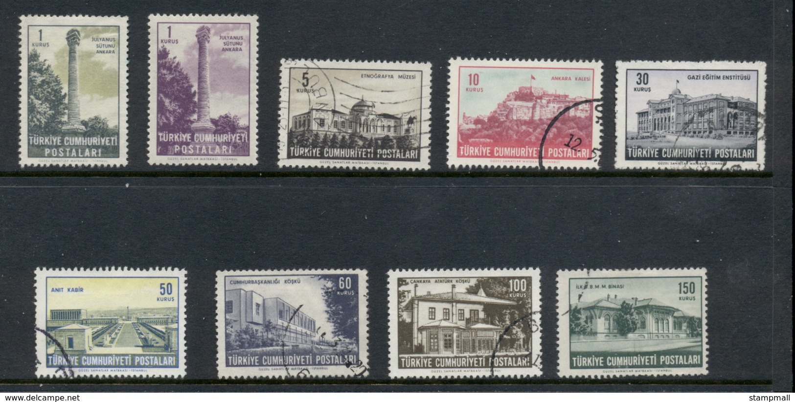 Turkey 1963 Views MLH/FU - Unused Stamps