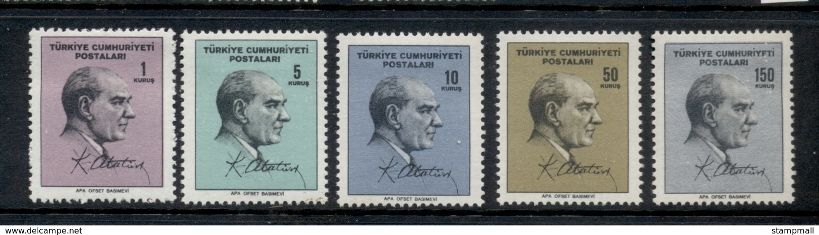 Turkey 1965 Kemal Ataturk MLH - Unused Stamps