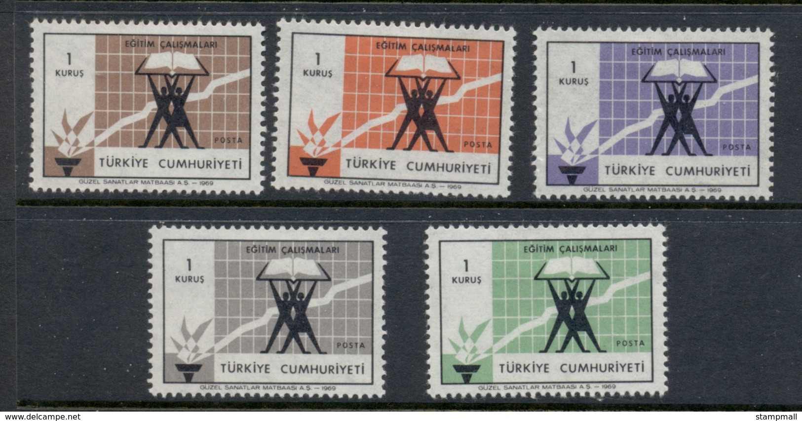 Turkey 1969 Educational Progress MLH - Unused Stamps