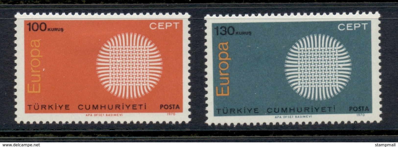 Turkey 1970 Europa MLH - Neufs