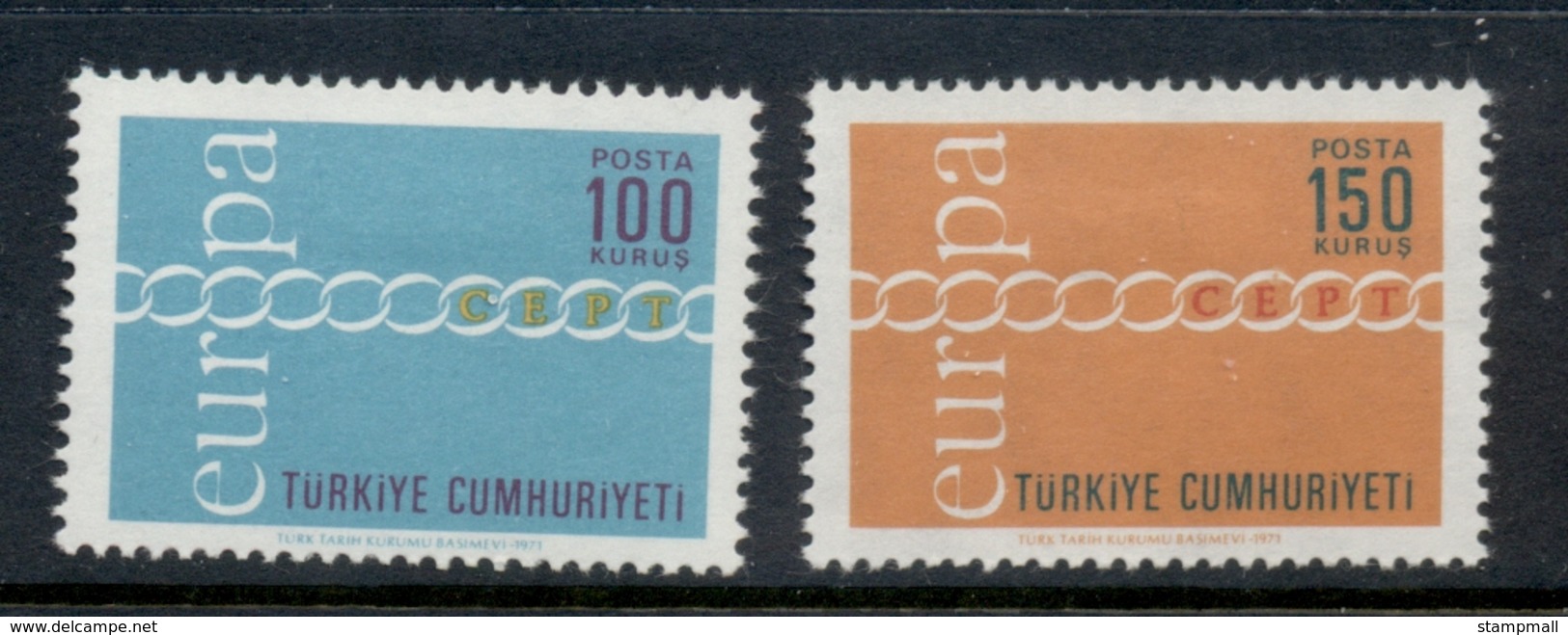 Turkey 1971 Europa MLH - Unused Stamps