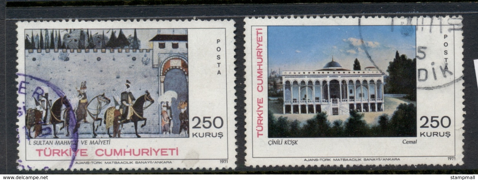 Turkey 1971 Paintings FU - Unused Stamps