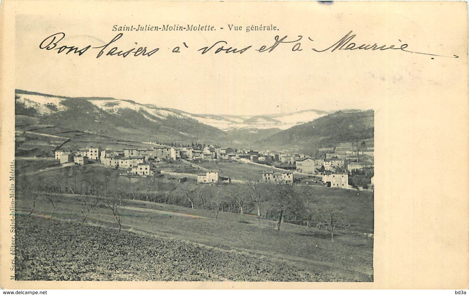 42 -  SAINT JULIEN MOLIN MOLETTE  - Vue Générale - Altri & Non Classificati