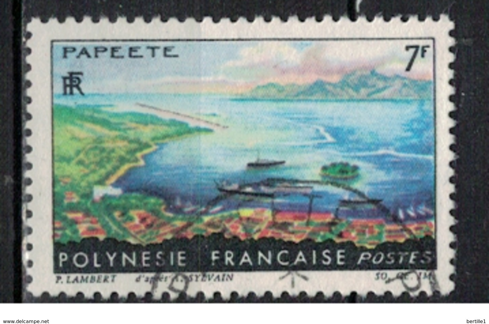 POLYNESIE FRANCAISE            N°     YVERT    32    OBLITERE       ( Ob  5/24 ) - Oblitérés