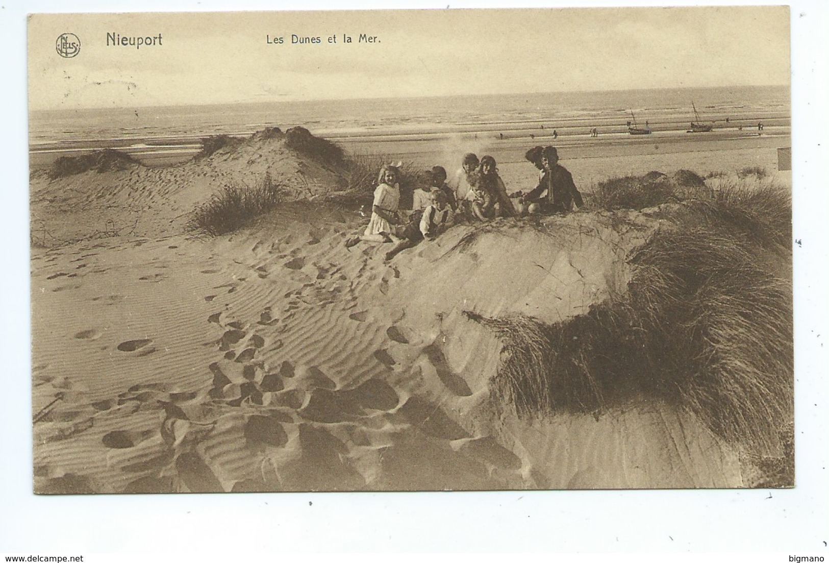 Nieuwpoort Nieuport Les Dunes Et La Mer - Nieuwpoort