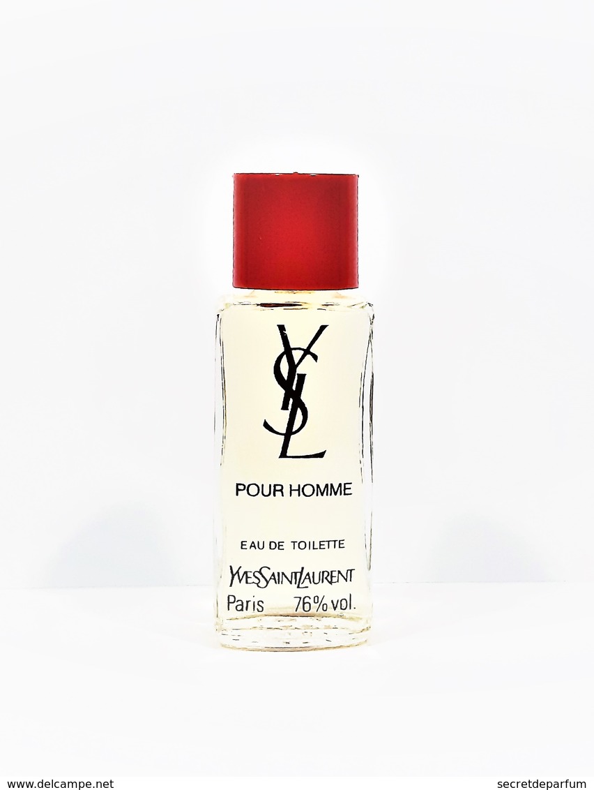 Miniatures De Parfum  YVES SAINT LAURENT Pour HOMME  7 Ml  EDT - Miniatures Hommes (sans Boite)