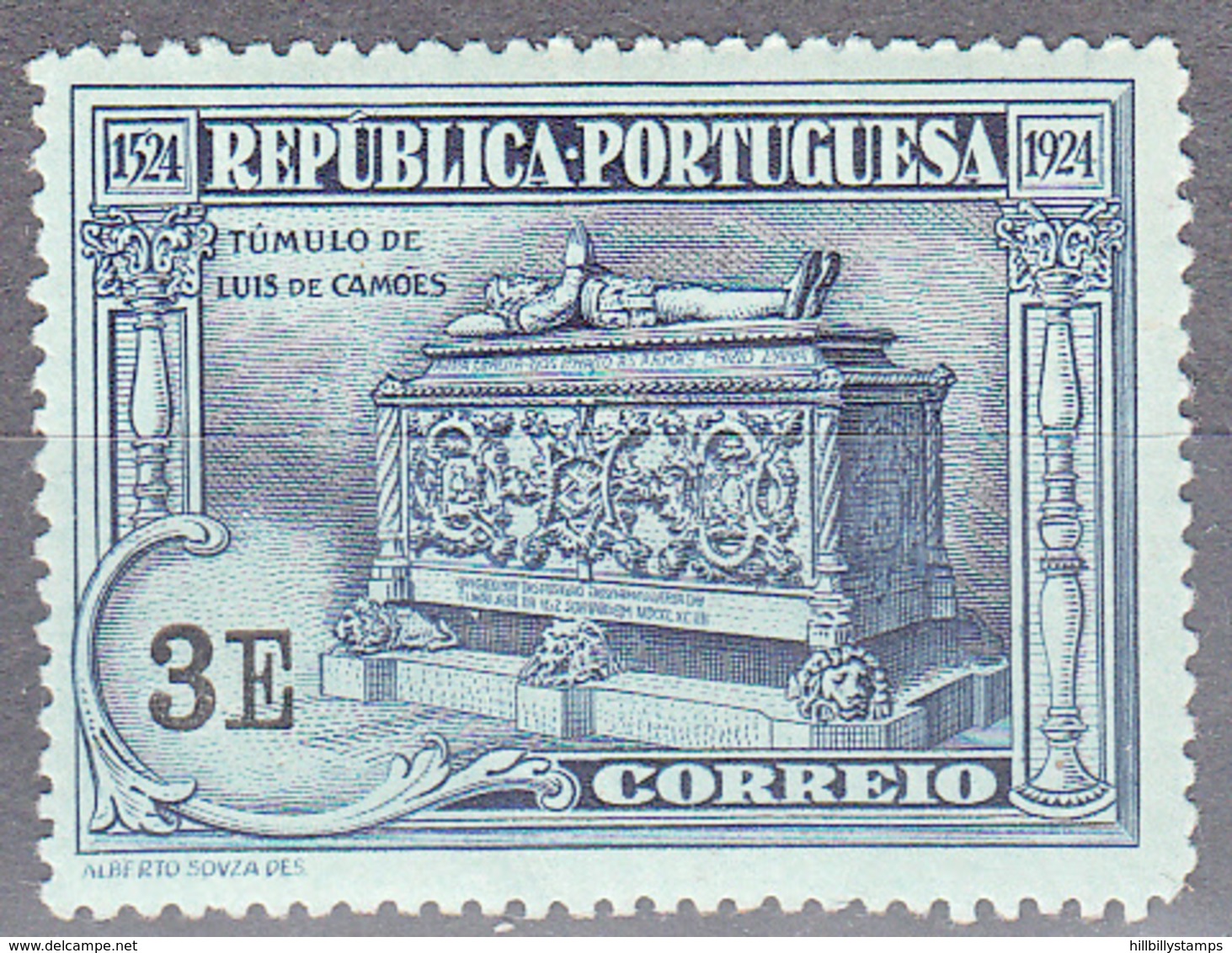 PORTUGAL     SCOTT NO. 341     MINT HINGED     YEAR  1924 - Neufs