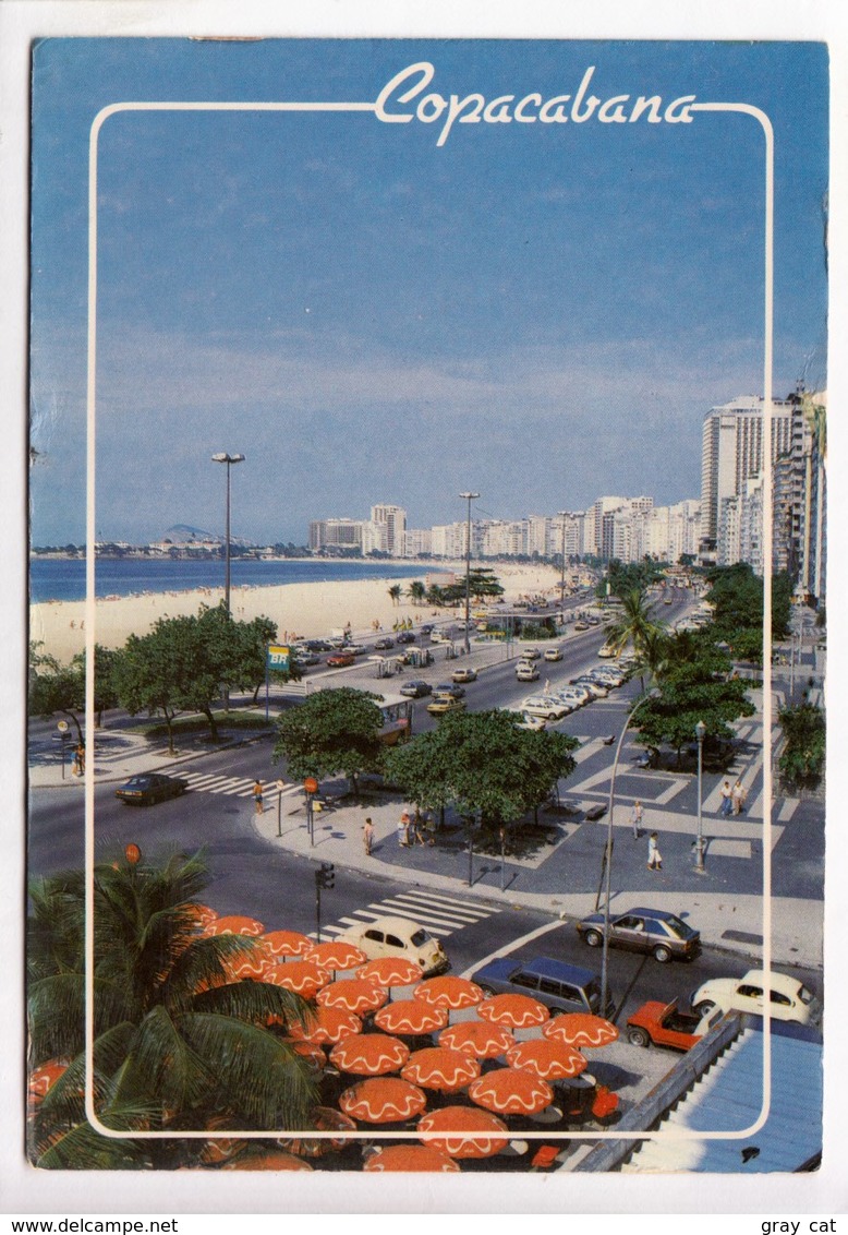 RIO DE JANEIRO, Praia De Copacabana Beach, Unused Postcard [23421] - Rio De Janeiro